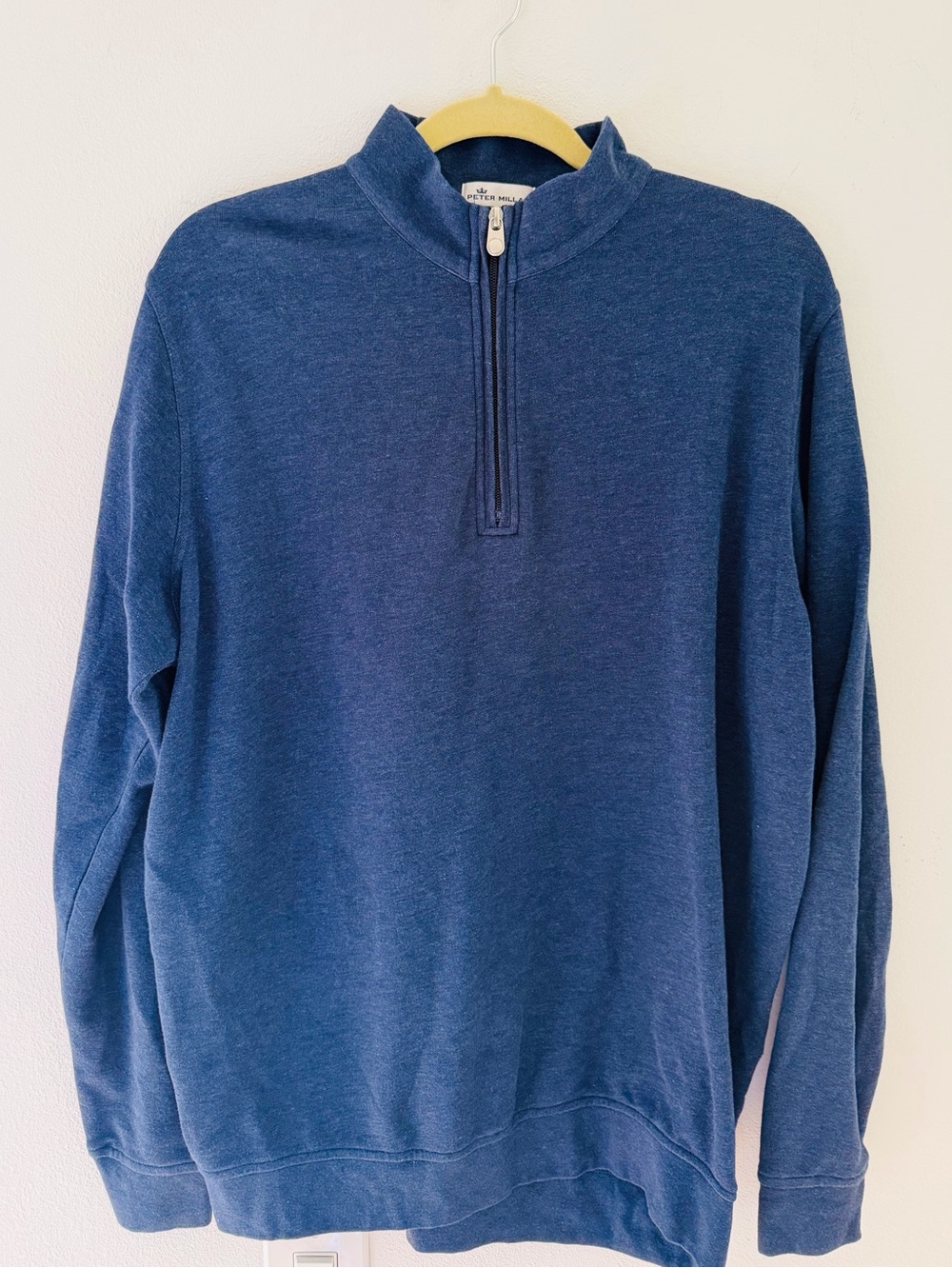 Peter Millar Men's Crown Comfort Half-Zip Sweater Pullover - Blue Size L